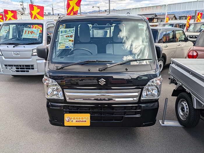 キャリィトラック　パワステ&エアコン装備　車検令和7年11月19日迄 スズキ キャリイ KC エアコン・パワステ 4WD 4AT新車モデル詳細情報